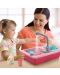 Dječji kuhinjski sudoper Raya Toys - S tekućom vodom i dodacima, ružičasta - 2t