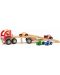 Dječja igračka Woody - Autotransporter s trkaćim automobilima - 2t