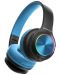 Dječje slušalice PowerLocus - PLED, bežične, crno/plave - 2t