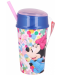 Dječja šalica s poklopcem i slamkom Stor - Minnie Mouse, 400 ml - 2t