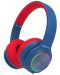 Dječje slušalice PowerLocus - PLED, bežične, plavo/crvene - 1t