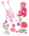 Dječja lutka Sonne - s priborom i kolicima za lutke - 1t