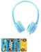 Dječje slušalice BuddyPhones - Travel, plave - 4t