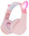 Dječje slušalice PowerLocus - P1 Ears, bežične, ružičaste - 1t