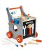 Dječja igračka Janod - Radni pult na kotačima Brico Kids Diy - 1t