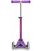 Dječji romobil Micro - Mini Deluxe LED, Purple Pink - 3t