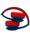 Dječje slušalice PowerLocus - PLED, bežične, plavo/crvene - 4t