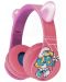 Dječje slušalice PowerLocus - P1 Smurf, bežične, roze - 1t