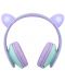 Dječje slušalice PowerLocus - P2, Ears, bežične, zeleno/ljubičaste - 2t