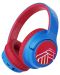 Dječje slušalice s mikrofonom PowerLocus - Bobo, bežične, plavo/crvene - 1t