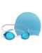 Dječji set za plivanje Speedo - Kapa i naočale, plavi - 3t
