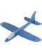 Dječja igračka Grafix - Avion od pjene sa svjetlom, plavi - 1t