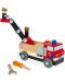 Dječja igračka Janod - Napravite vatrogasno vozilo, Diy - 4t