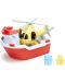 Dječja igračka Green Toys – Spasilački čamac i helikopter - 2t
