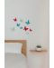 Zidna dekoracija Umbra - Mariposa,9 leptira, raznobojni - 5t