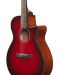 Elektroakustična gitara Ibanez - AEG51, Transparent Red Sunburst High Gloss - 3t
