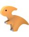 Montažna figura Raya Toys - Magnetni dinosaur, narančasti - 1t