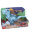 Figura King Me World - Tyrannosaurus rex, sa zvukom i svjetlom, plava - 1t