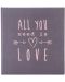 Foto album Goldbuch - All You Need Is Love, sivi, 30 x 31 cm - 1t
