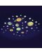 Fosforescentne naljepnice Brainstorm Glow - Zvijezde i planeti, 43 komada - 2t