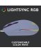 Gaming miš Logitech - G102 Lightsync, optički, RGB, ljubičasti - 3t