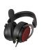 Gaming slušalice Redragon - Luna H540, crno/crvene - 6t