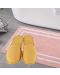 Frotirne papuče PNG - Žute, univerzalna veličina, 100% pamuk - 2t