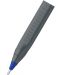Kemijska olovka Berlingo - Silver, 1 mm, plava tinta - 2t