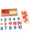 Set za igru Smart Baby - Drveni brojevi, žetoni, karte - 1t
