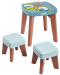 Set za igru Ecoiffier - Stol sa stolicama i posuđem - 1t