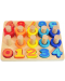 Set za igru Acool Toy - Drvena ploča s brojevima i prstenovima - 1t