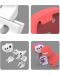 Set za igru Raya Toys - Građevinski magnetski dinosaur, crveni - 2t