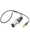 Mikrofonski kabel Saramonic - SR-UM10, 3.5mm/XLR, 0.2m, crni - 1t