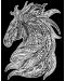 Slika za bojanje ColorVelvet - Divlji konj, 47 х 35 cm - 2t