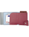Držač kartice C-Secure - novčanik i pretinac za kovanice, XL, plavi i ljubičasti - 2t