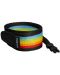 Remen za kameru Polaroid - Camera Strap Flat, Rainbow black - 1t