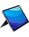Tipkovnica Logitech - Combo Touch, iPad Pro 11'' 1st, 2nd, 3rd gen, Sand - 3t