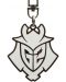 Privjesak za ključeve ABYstyle Esports: G2 - Samurai Logo - 2t