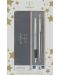 Set nalivpera Parker Jotter Stainless Steel CT - S kemijskom olovkom - 1t