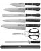 Set od 5 noževa Samura - Harakiri, crna drška - 2t