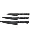 Set od 3 noža Samura - Shadow, crni neljepljivi premaz - 2t