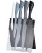 Set od 5 kuhinjskih noževa H&S - sa stalkom, raznobojni - 1t