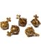 Set kockica PolyHero Cleric  - Hallowed Hand Grenades Merciful Gold and White - 1t