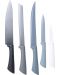 Set od 5 kuhinjskih noževa H&S - sa stalkom, raznobojni - 2t