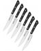 Set od 6 noževa za meso Samura - Harakiri, crna drška - 1t