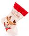 Božićna čarapa Amek Toys - Jelen, 28 cm - 1t