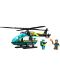 Konstrukcijski set LEGO City - Spasilački helikopter hitne pomoći (60405) - 3t