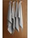 Set od 2 kuhinjska ručnika Blomus - Belt, 50 х 80 cm, sivo-bijele - 2t