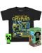 Set Funko POP! Collector's Box: Games - Minecraft - Blue Creeper (Glows in the Dark) - 1t