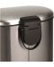 Kanta za smeće i WC četka Inter Ceramic - 8355GG, 6 l, Anti-Fingerprint, sivi - 4t